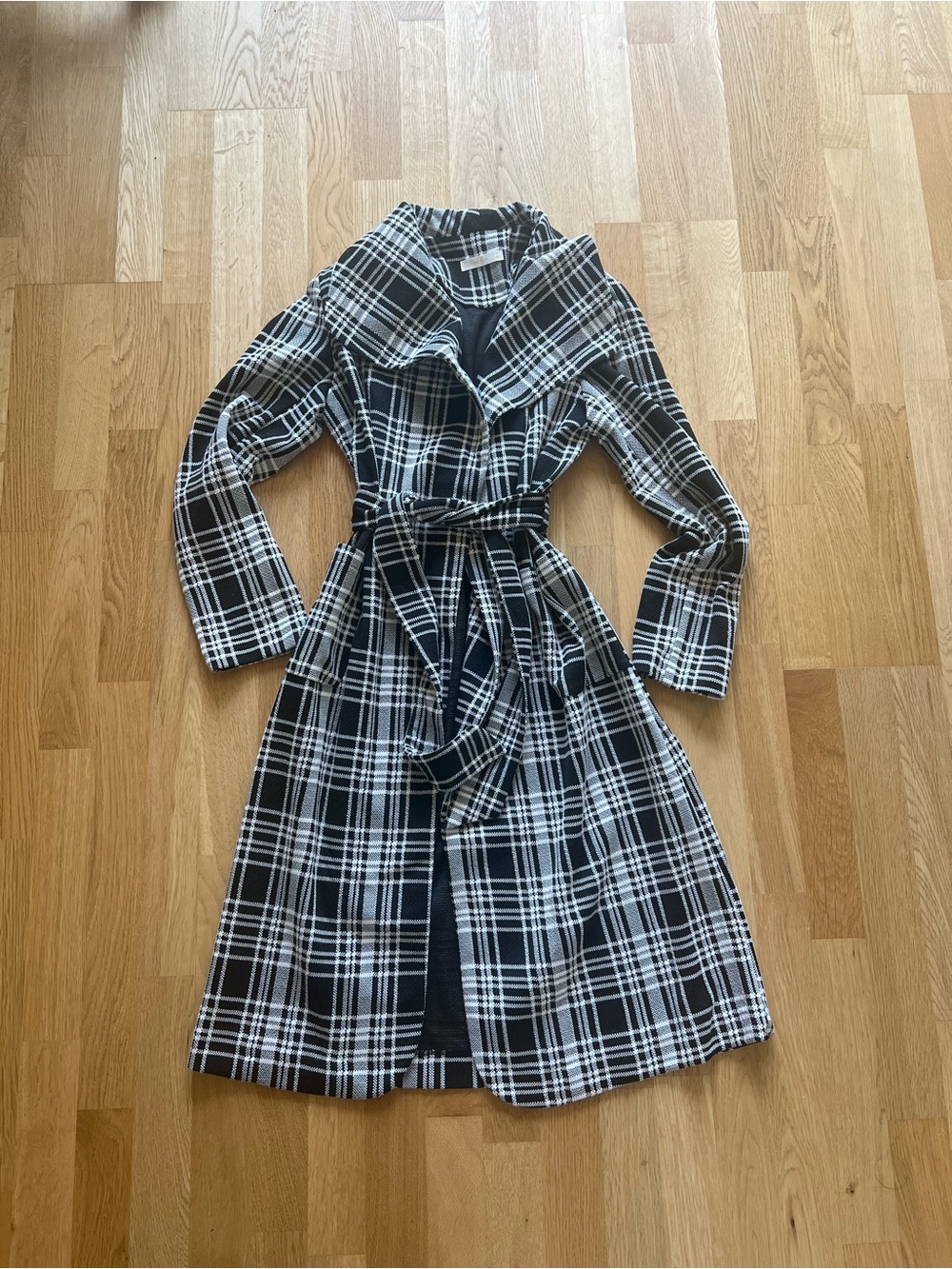 Sugar Rain Plaid Trench Coat - Size Small *New Condition*